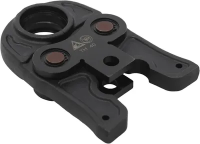 Produktbild von Pressbacke für Rohrpressen - TH40 Crimpbacke - Für 4 cm Alu-Verbundrohr - Montagebohrung 1,41 cm - Edelstahl - Für nichtmetallische Rohre