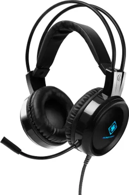 Produktbild von DH110 Stereo-Gaming-Headset, 50-mm-Treiber, LED, schwarz