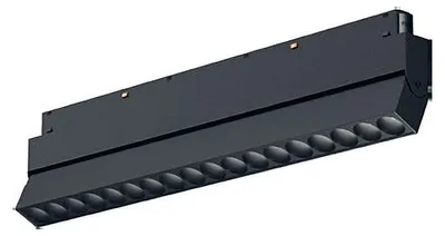 Immagine prodotto di Modulo LED 18W 48V Orientabile 3000K Non Dimmerabile per Binario Magnetico - Gealuce GFA1311 - Struttura in Alluminio Nero