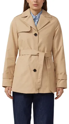 Productafbeelding van s.Oliver waterafstotende trenchcoat, slim fit