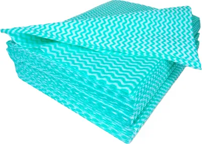 Produktbild von Einwegwischtuch "Wischfix-Perfo", 38 x 50 cm, grün, 24 Pack, 1200 Stück