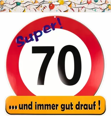 Obrázok produktu pre Obrovský nápis "Super! 70" D50cmMix