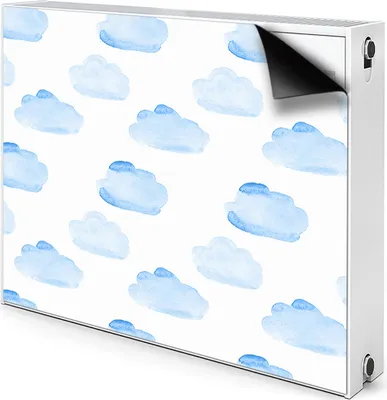 Obrázok produktu pre Magnetický kryt na radiátor Kryt na radiátor 100x60 cm - Mraky