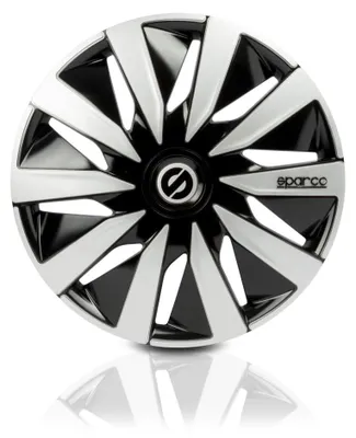 Produktbild von Sparco Radkappen 15 Zoll Lazio Schwarz Silber 4x