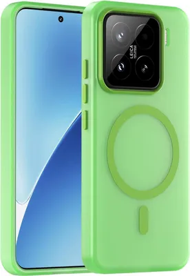 Produktbild von Mobigear Shockproof  Xiaomi 15 MagSafe Hülle Hardcase Backcover - Grün
