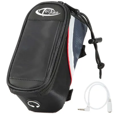 Produktbild von tectake® Fahrradtasche mit Rahmenbefestigung Zusätzliche Spannseil-Sicherung