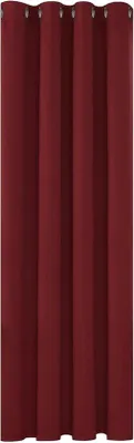 Zdjęcie produktu dla Zasłona zaciemniająca z izolacją termiczną, 140 x 175 cm, ciemnoczerwona, 1 sztuka