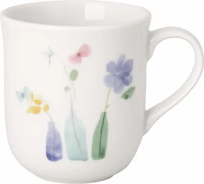 Produktbild von Hutschenreuther Frühlingsgrüsse Blumenvasen Becher mit Henkel 0,4l
