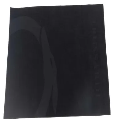 Image de Trussardi Beachwear serviette de plage pour homme en coton noir