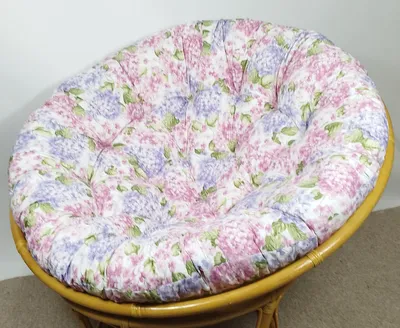 Produktbild von Polster , Kissen , Auflage für Rattan Papasansessel , Papasan Coll. Living , D 120 cm