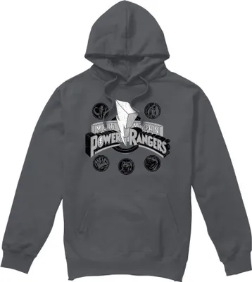 Obrázek produktu pro Power Rangers - Pánská mikina s kapucí "Power Coins" TV4391 (XXL) (Charcoal)