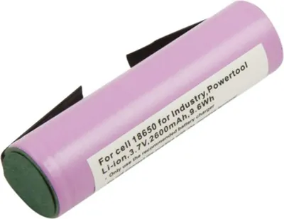 Obrázok produktu pre Avizar, nabíjacia batéria Gardena/Kärcher 18650 U-Type 3,7 V 2600 mAh Li-Ion, fialová