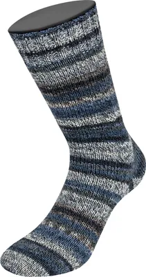Produktbild von Lana Grossa - Meilenweit 100g Alpaca Mix 2306 hellgrau dunkelgrau hellbeige anthrazit taupe graublau