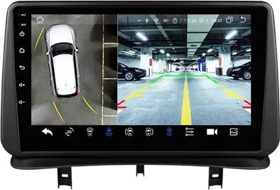 Immagine prodotto di Autoradio con Bluetooth e telecamera – CarPlay – Compatibile con Apple e Android – Impianto stereo – Navigatore – Sistema di navigazione per auto – Per Renault Clio 3 (2005–2014)