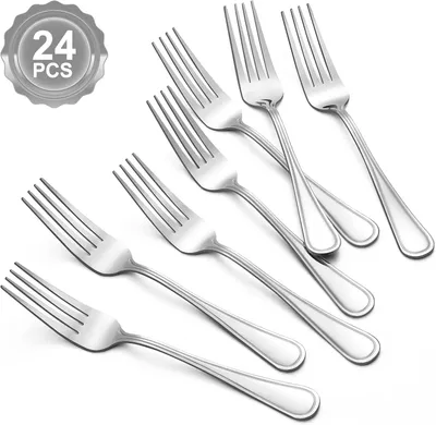 Productafbeelding van Tafelmessen 24 Stuks, 20 cm, RVS, Vaatwasmachinebestendig, voor Thuis