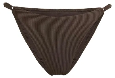 Produktbild von adidas Damen Iconisea Ribbed Bikini Bottom Swimwear, Aurora Coffee, 42