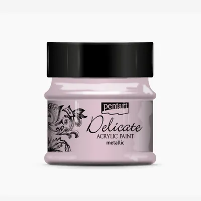 Produktbild von PENTART Zarte Metallic-Acrylfarbe, 50 ml, Purpursilber
