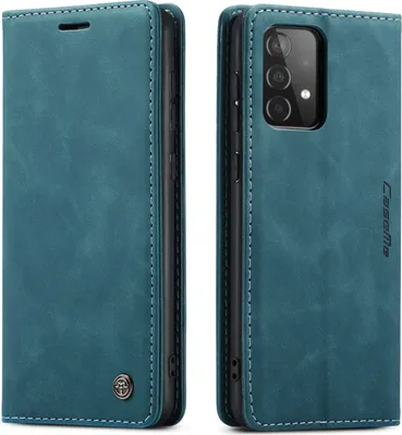 Obrázek produktu pro Samsung Galaxy A52 5G Pouzdro, RetroPolyuretanKožené Pouzdro s Funkcí Stojánku pro Samsung Galaxy A52 5G modré