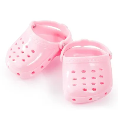 Produktbild von Bayer Design Puppenschuhe Slipper, rosa, für Puppen 36-42 cm, 10 x 7 x 3,5 cm
