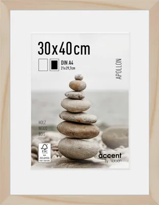 Immagine prodotto di Cornice in legno Apollon 30x40 cm naturale