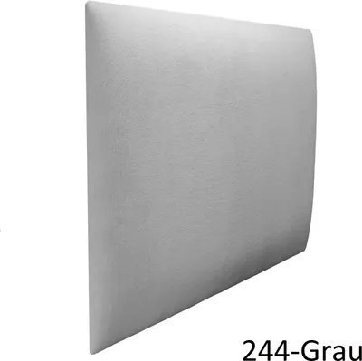 Produktbild von Polsterpaneel Wandkissen Wandpolster Bettkopfteil Wandpaneel Schlafzimmer | 60 x 30 cm | Grau