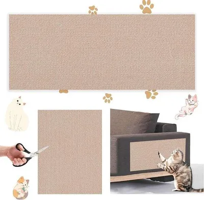 Produktbild von Katenspielzeug-Kletterwand 30 x 100 cm - Selbstklebend für Katzen - Schnittfähige Schutzbeschermung