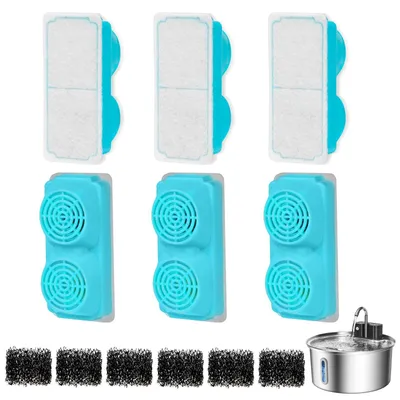 Produktbild von Omgoods – 12 Ersatzfilter für Katzenbrunnen