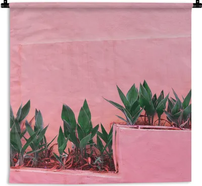 Produktbild von MuchoWow® Wandteppich Wandbehang Pflanzen - Sommer - Farbe 60x60 cm Tapisserie Dekoration Wandtuch - Dekorationen - Wand Decke