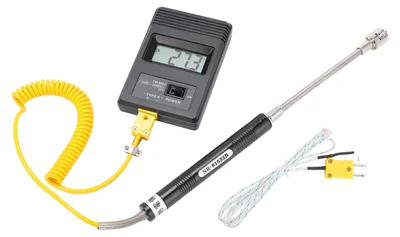 Immagine prodotto di Sensore digitale di tipo K, termometro LCD, rilevatore di temperatura con termocoppia – intervallo di temperatura: -50–500 °C