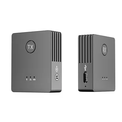Produktbild von ANTCOOL Mini Wireless Lavalier-Mikrofonsystem mit 1 Empfänger, 1 Sender und 1 Ansteckmikrofon für DSLR-Kamera-Videoaufnahme, Smartphone, YouTube Tiktok-Interview 50m
