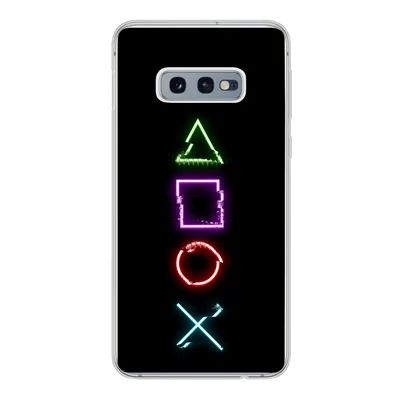 Produktbild von MuchoWow® Handyhülle Schutzhülle Hülle für Samsung Galaxy S10e Spiele - Controller - Neon Silikon Softcase Handy Hülle - Handy