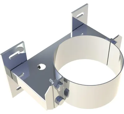Produktbild von Jeremias DW-ECO 2.0 Wandhalter statisch Edelstahl 130mm Innendurchmesser 50mm Abstand hochwertig doppelwandiges Abgassystem