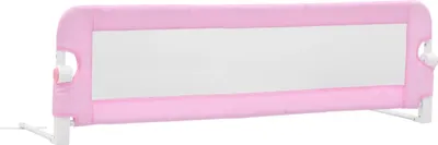 Obrázek produktu pro vidaXL Chránič postele pro batolata růžový 120x42 cm Polyester