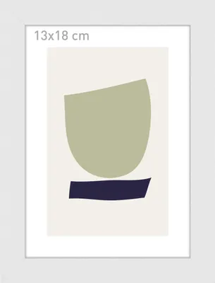 Produktbild von accent by nielsen Holz Bilderrahmen Velino, Weiß, 13 x 18 cm
