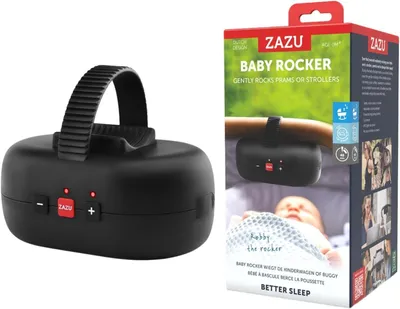 Produktbild von ZAZU Robby Kinderwagenschaukler mit Babyschreisensor – automatischer Baby Rocker