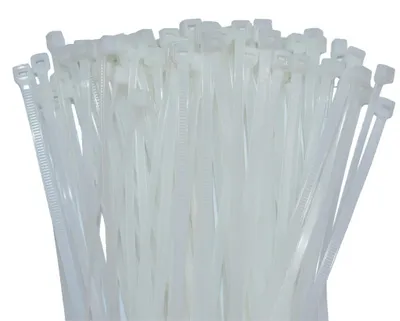 Produktbild von 1000 Kabelbinder 100x2,5mm Natur (weiss) PA6.6