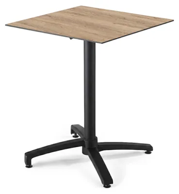 Produktbild von Terrassentisch 70 cm, klappbar, Laminat Eiche natur - Oviala Opéra