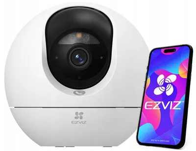 Produktbild von EZVIZ C6c 4K 8MP Schwenkbare WLAN-Kamera mit KI-Erkennung
