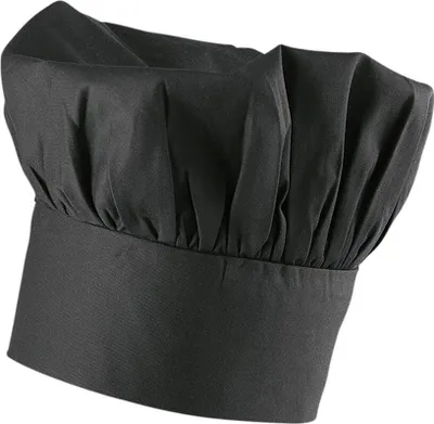 Produktbild von Bistrokochmütze Fb. schwarz : 65% Polyester 35%Baumwolle 220 g/m² : schwarz