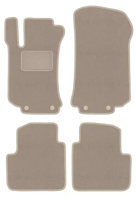 Immagine prodotto di Tappetini in moquette per Mercedes R V251 / R251 2005-2013 (monovolume) – set 4 pezzi, beige, su misura – Wielganizator LUX