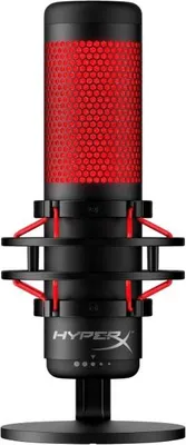 Produktbild von HyperX QuadCast – USB-Kondensatormikrofon, PS5 / PS4, Shock Mount, LED, schwarz