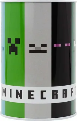 Produktbild von Minecraft Creeper Zombie Skelett Metall Spardose