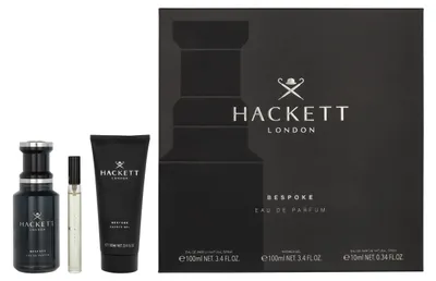 Produktbild von Edp Spray 100 ml/Showergel 100 ml/Travel Spray 10 ml Hackett Bespoke Giftset