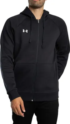 Produktbild von Under Armour Rival Logo Zip Hoodie, Schwarz M