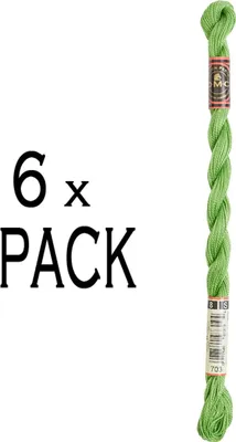 Zdjęcie produktu dla 6x Bawełna DMC Pearl, rozmiar 8, 25 m, 115AR/8-703