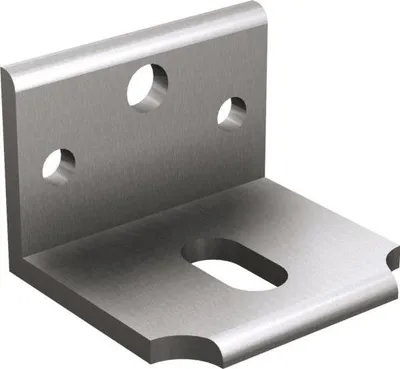 Produktbild von Edelstahl 304L Winkelhalter für Schraubenplatte