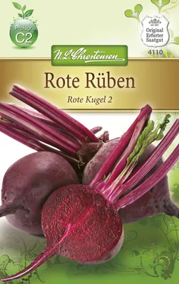 Produktbild von Rote Rübe Rote Kugel 2 | Rote Beetesamen von N.L. Chrestensen