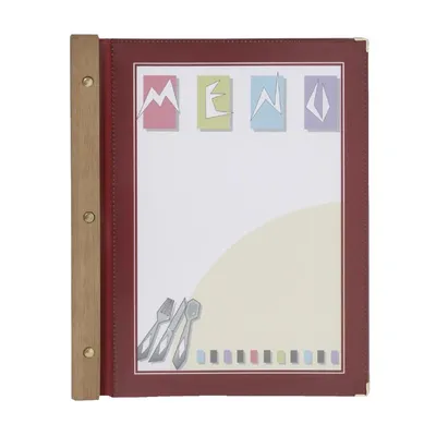 Produktbild von Securit MC-WRA4-WR, A4, Metall, Kunststoff, Holz, Rot, Transparent, Matt, Kunststoff, Abgerundete Ecken