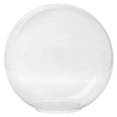 Produktbild von Kugelglas Lampenglas klar, transparent Ø 250mm Leuchtenglas Ersatzglas Lampenschirm Kugel 100mm Öffnung