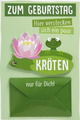 Produktbild von Geldkarte - Moving Cards- Klappkarte mit beweglichem Element